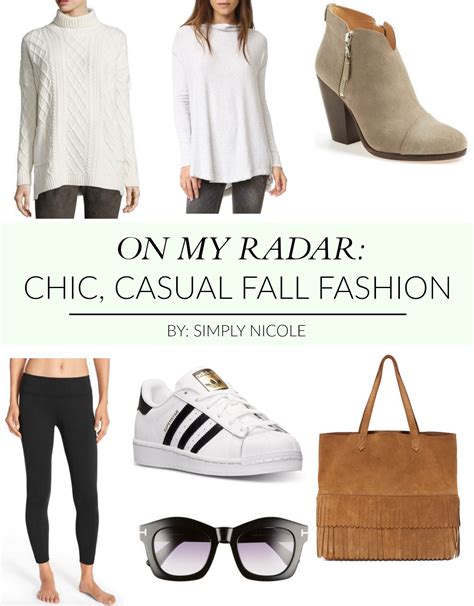 On My Radar Chic Casual Fall Fashion Simply Nicole