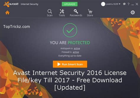 Moreover, to register avast in offline mode, you need some process that shown in this article. Avast Internet Security 2016 License File/Key Till 2017 ...