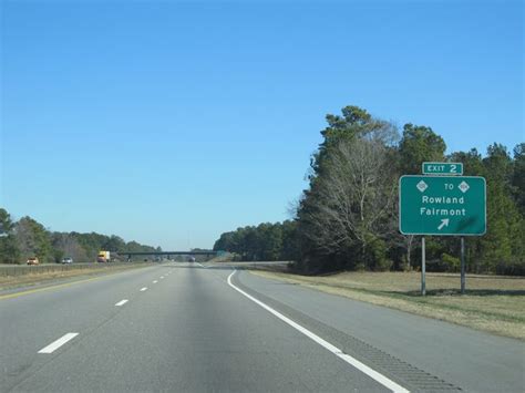 North Carolina Interstate 95 Northbound Cross Country Roads