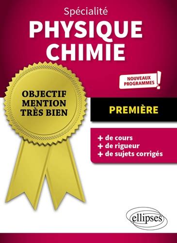 Spécialité Physique Chimie 1re De Frédéric Borel Grand Format Livre