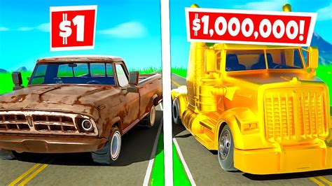 1 Truck Vs 1000000 Truck Fortnite Challenge Youtube