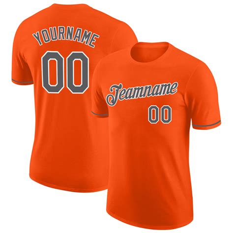 Custom Orange T Shirts Custom Orange Long Sleeve Shirt Design Fansidea