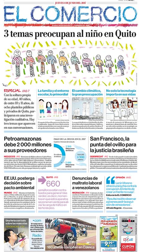 El Comercio Ecuador Jueves 01 De Junio De 2017 Infobae
