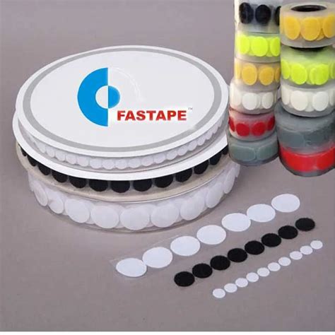 Fastape Single Sided Clear Velcro Dots Tape 25 Mtrs 1600 At Rs 800
