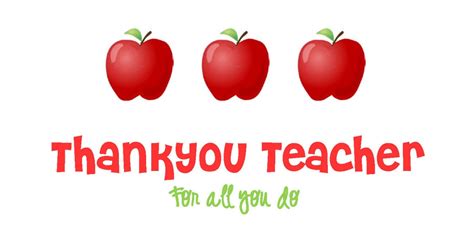 Free Printable T Card Teacher Appreciation Quotes