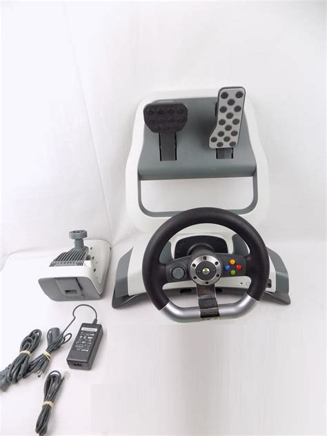 Genuine Original Xbox 360 Force Feedback Steering Wheel Pedals