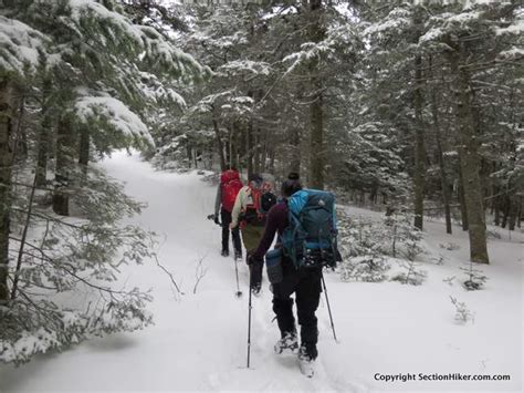 Climbing Mt Moosilauke By The Historic Carriage Road Trail In Winter