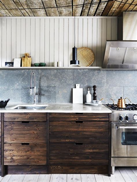 10 Raw Wood Kitchen Cabinets