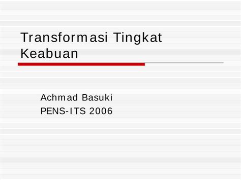 Pdf Transformasi Tingkat Keabuan Dokumen Tips