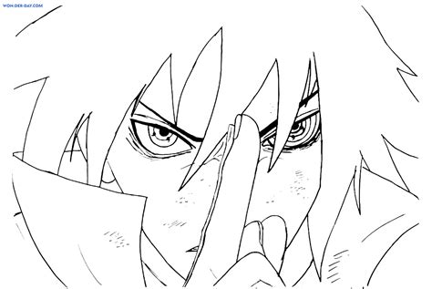 Coloriage Sasuke 80 Coloriages à Imprimer Wonder Day — Coloriages