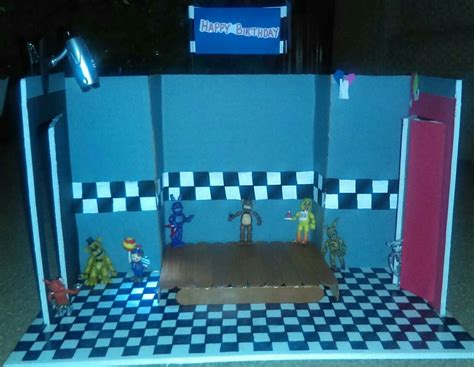 Diy Five Nights At Freddys Show Stage Crafts For Boys Five Nights