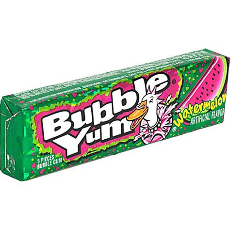Bubble Yum Bubble Gum Watermelon Shop Service Food Market
