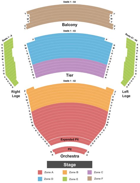Tpac Andrew Jackson Hall Seating Chart And Maps Nashville