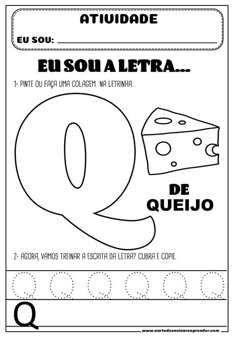 ATIVIDADE PRONTA ATIVIDADE LETRA Q A Arte De Ensinar E Aprender