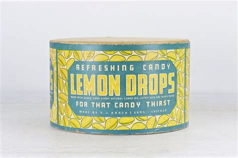 Brach And Sons Lemon Drops Candy Box Large Lemon Drop Candy Etsy