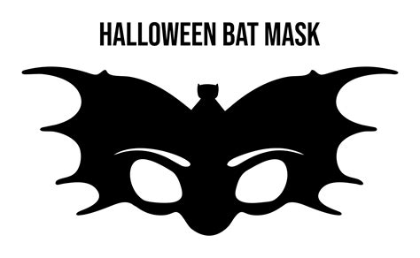 Bat For Halloween Template
