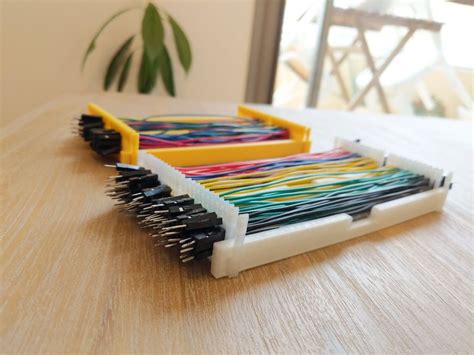 Dupont Cable Organizer Customizable by urish - Thingiverse | Cable organizer, 3d printing ...