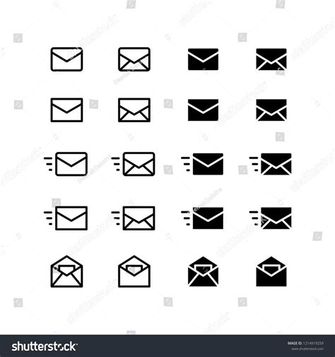 Mail Icon Design Mail Envelope Letter Email Newsletter Icon Logo