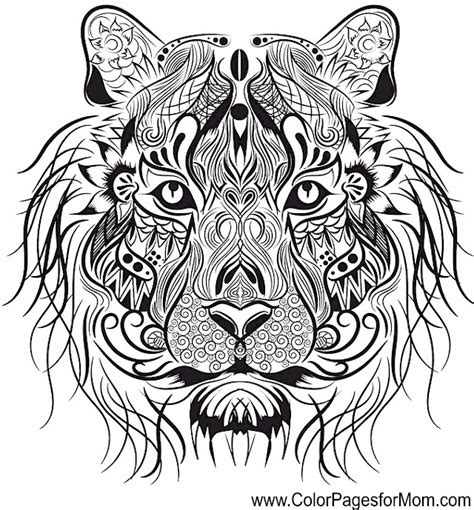 Animals 107 Advanced Coloring Page
