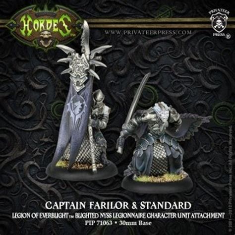 Captain Farilor And Standard Blighted Nyss Legionaire Wayland Games