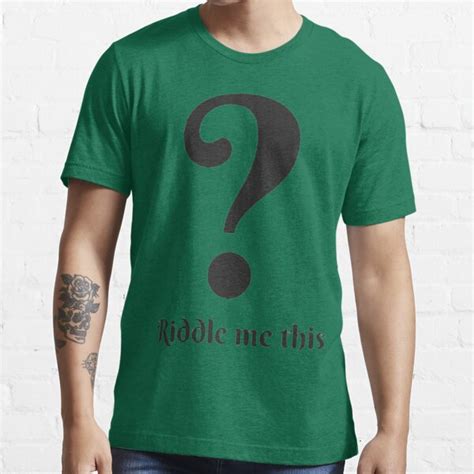 Riddle Me This T Shirt For Sale By Potterhead42 Redbubble The