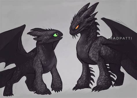 Scarface And Toothless 44 By Madpattii How Train Your Dragon Dragon