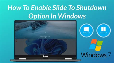 How To Enable Slide To Shutdown Option In Windows Windows 7 8 10