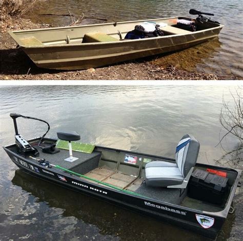 Jon Boat Conversion Jon Boat Boat Restoration Fishing Boats