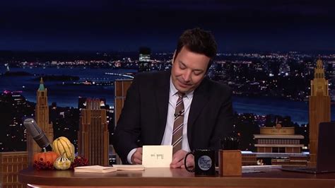 Watch Today Excerpt Jimmy Fallon Shares Thanksgiving Thank You Notes Nbc Com