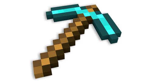 Minecraft Diamond Pickaxe Render By Zractal On Deviantart