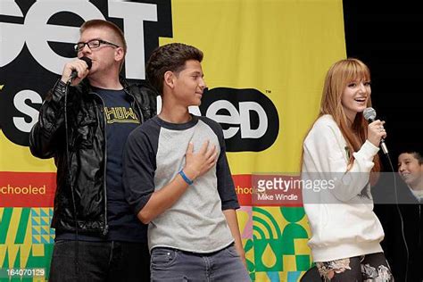 Bella Thorne Visits Bethune Middle School With Get Schooled Victory
