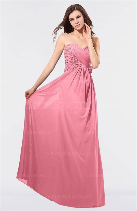 Colsbm Danica Watermelon Bridesmaid Dresses Colorsbridesmaid