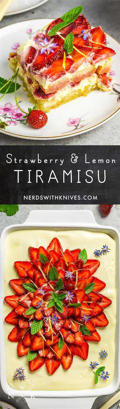 Ladyfinger lemon desserttaste of home. Strawberry Lemon Tiramisu | Recipe | Recipes, Lemon ...