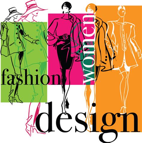 Hand Drawn Fashion Design Elements Vector Vectors Graphic Art Designs