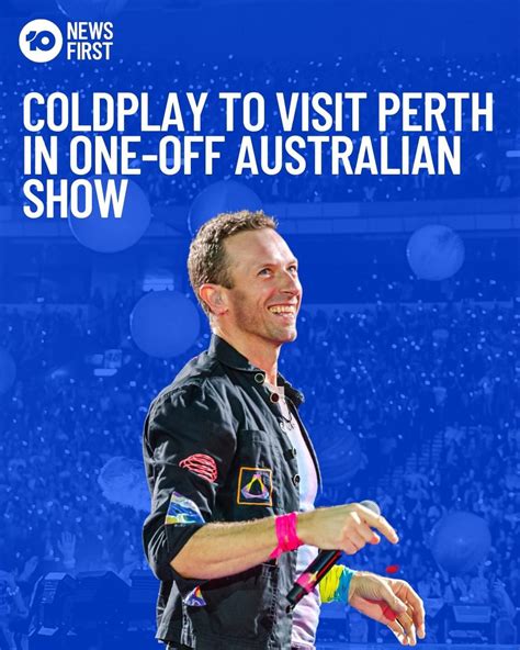 Coldplay To Visit Perth Australia In A One Off Show Later This Year