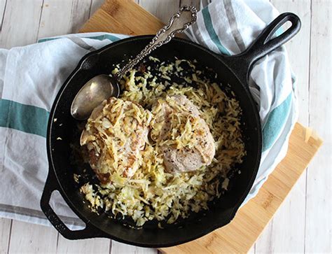 Easy Pork Chops With Sauerkraut Recipe