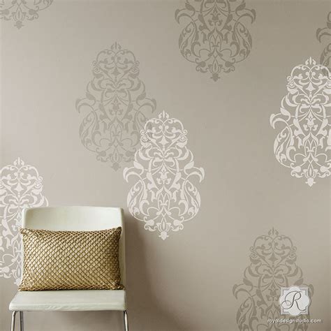 Turkish Ornament Wall Art Stencils For Painting Large Decal Designs