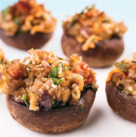 Lentil And Herb Stuffed Mushrooms Makes 6 Servings Free From Gluten And