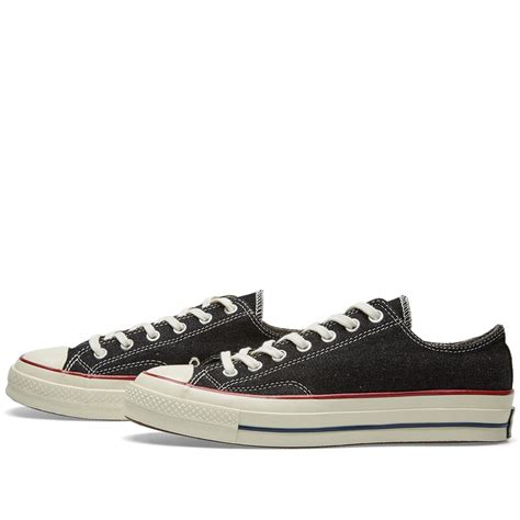 Converse Chuck Taylor 1970s Ox Denim Black And Garnet End Us