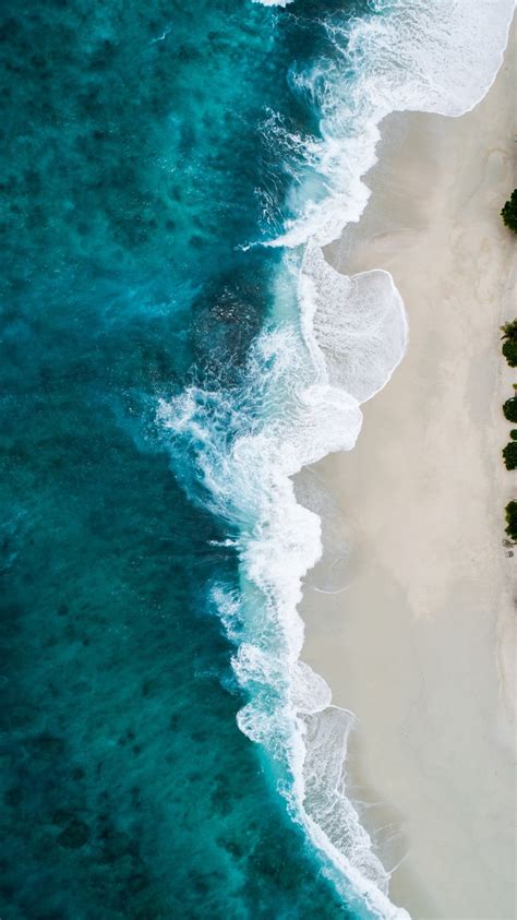 Download 3k Ocean Beach Wallpaper Top Background By Rogercosta