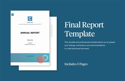 Business Report Template In Pdf Free Download
