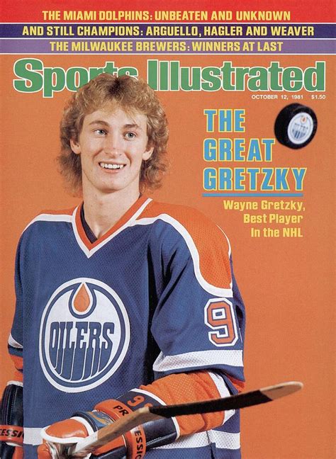 Edmonton Oilers Wayne Gretzky Sports Illustrated Cover Photograph By