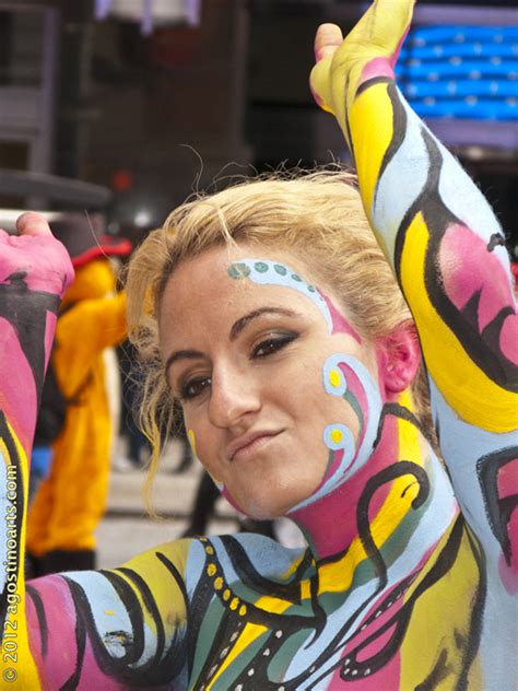 Body Painting Video Andy Golub And Craig Tracy — From Times Square To