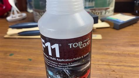 Spray f11® onto the surface you want to enhance, coat, & protect. F11 Top Coat Awesome Sealer Polish Cleaner Protectant ...