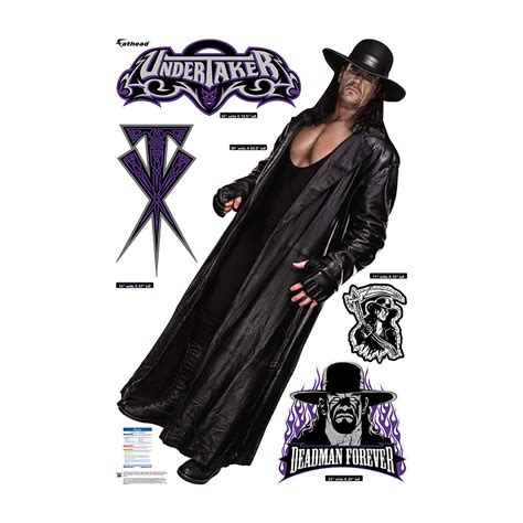 Undertaker Fathead 5 Piece Wall Decals Pro Wrestling Fandom