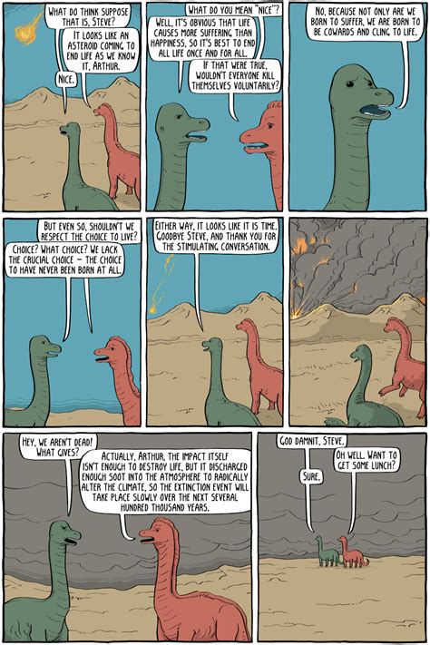 The End Of The Dinosaurs Existential Comics