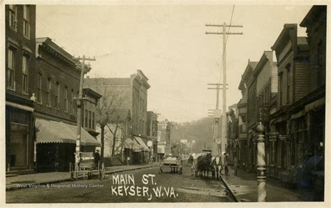Main St Keyser W Va West Virginia History Onview Wvu Libraries