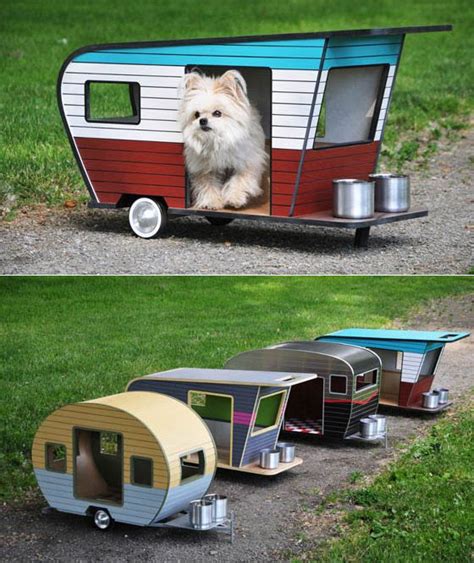 9 Cool Dog House Designs Design Swan Camper Dog House Cool Dog