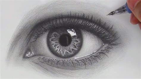Draw the final lines around the upper and lower eyelids. How to Draw Hyper Realistic Eyes | Step by Step for ...