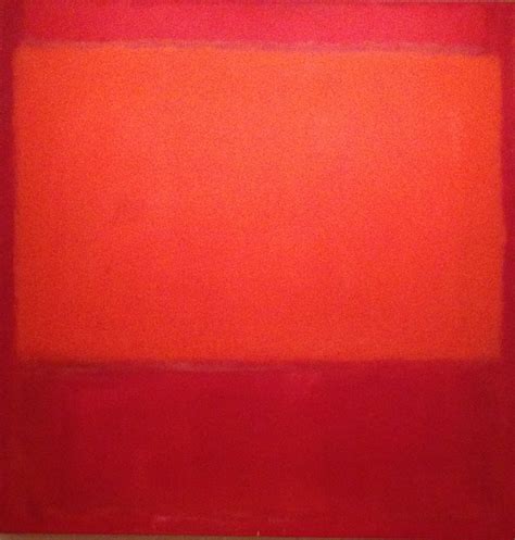Orange And Red On Red Mark Rothko Sartle Rogue Art History